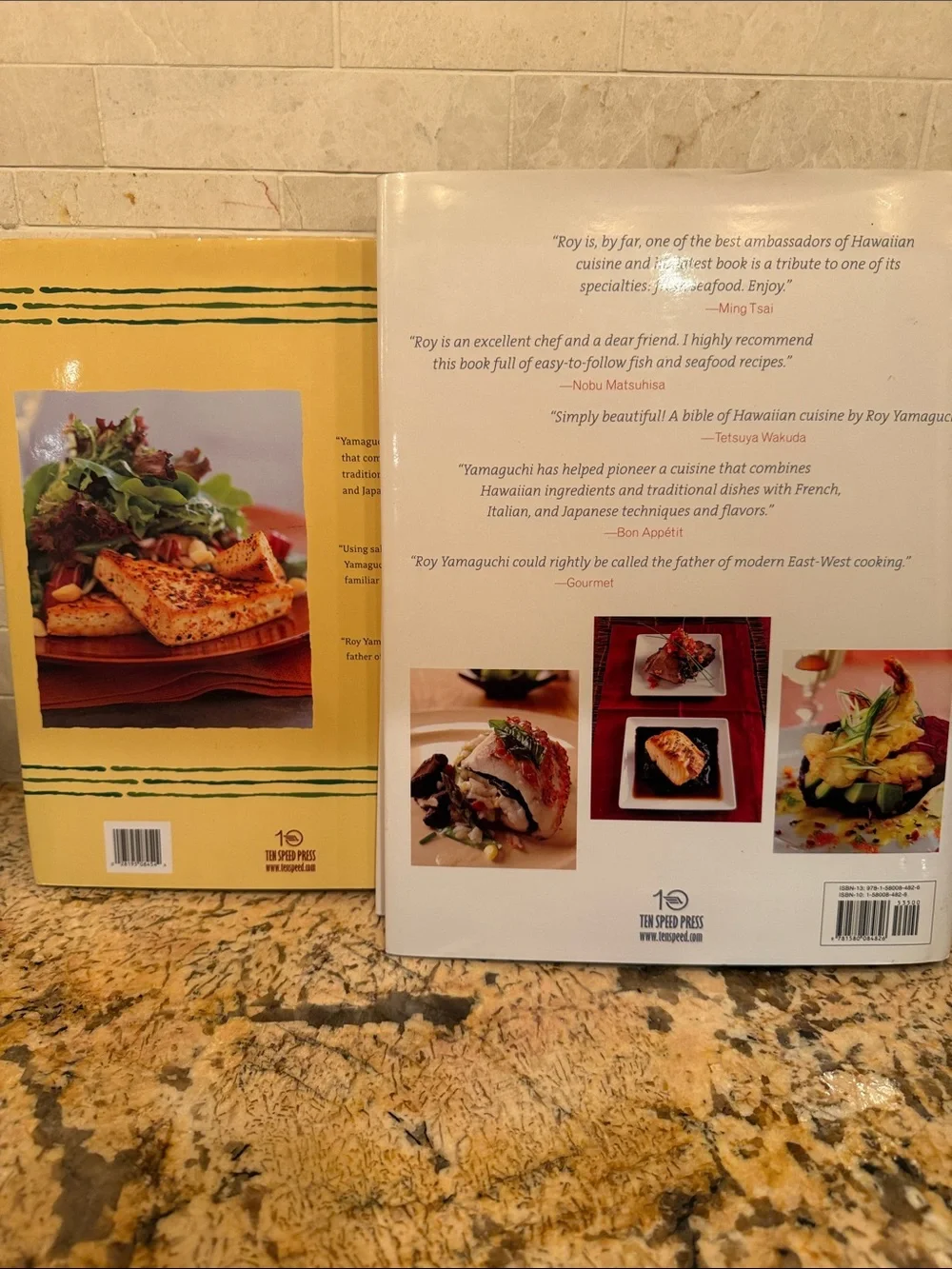 2 Roy Yamaguchi  Hardcover Cookbooks pacific rim recipes
